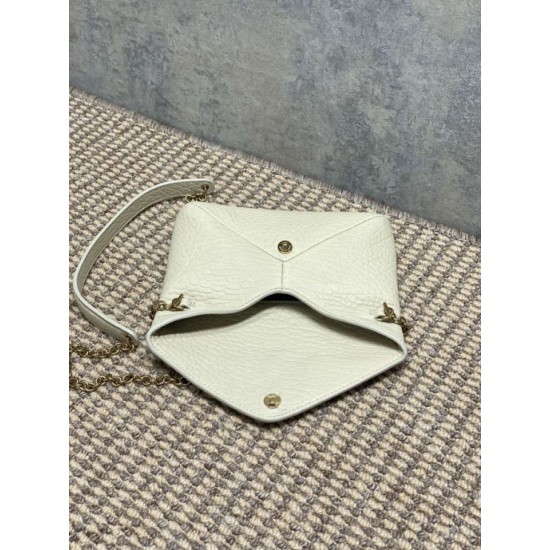 Best Replica YSL Saint Laurent Mini Calypso Classic Crossbody Bag with Chain, Beige Fake At Cheap Price Special Grade Replica YSL Saint Laurent Mini Calypso Classic Crossbody Bag with Chain, Beige Clone Sale