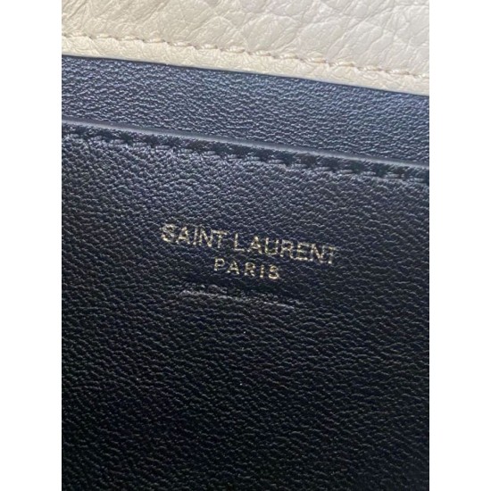 Best Replica YSL Saint Laurent Mini Calypso Classic Crossbody Bag with Chain, Beige Fake At Cheap Price Special Grade Replica YSL Saint Laurent Mini Calypso Classic Crossbody Bag with Chain, Beige Clone Sale