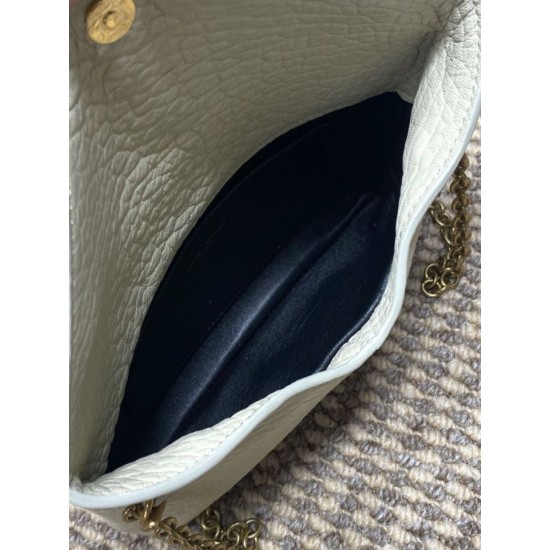 Best Replica YSL Saint Laurent Mini Calypso Classic Crossbody Bag with Chain, Beige Fake At Cheap Price Special Grade Replica YSL Saint Laurent Mini Calypso Classic Crossbody Bag with Chain, Beige Clone Sale