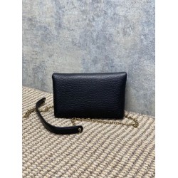 Best Replica YSL Saint Laurent Mini Calypso Classic Crossbody Bag with Chain, Black Fake At Cheap Price Special Grade Replica YSL Saint Laurent Mini Calypso Classic Crossbody Bag with Chain, Black Clone Sale