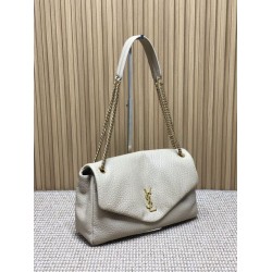 Best Replica Large Crossbody Bag YSL Saint Laurent Calypso Beige Fake At Cheap Price Special Grade Replica Large Crossbody Bag YSL Saint Laurent Calypso Beige Clone Sale