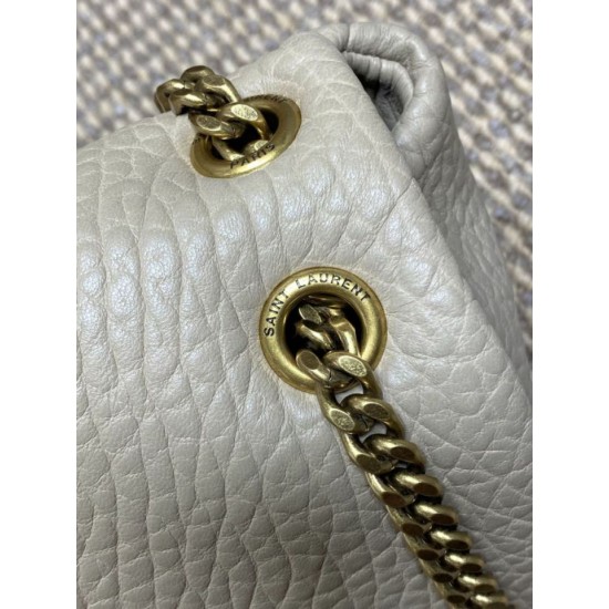 Special Grade Replica Large Crossbody Bag YSL Saint Laurent Calypso Beige Clone Sale