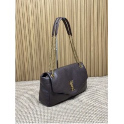 Best Replica YSL Saint Laurent Calypso Large Crossbody Bag in Coffee Fake At Cheap Price Special Grade Replica YSL Saint Laurent Calypso Large Crossbody Bag in Coffee Clone Sale