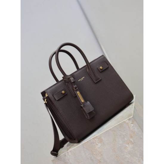 Special Grade Replica YSL Saint Laurent Sac de Jour Small/Medium/Large Tote Bag in Coffee Clone Sale