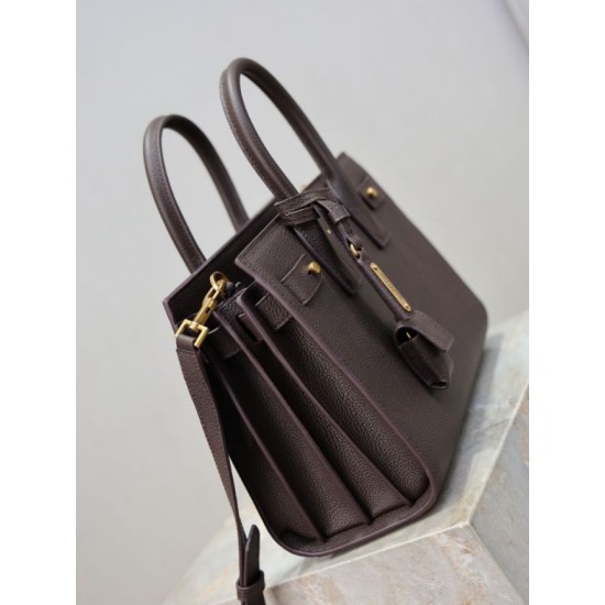 Special Grade Replica YSL Saint Laurent Sac de Jour Small/Medium/Large Tote Bag in Coffee Clone Sale
