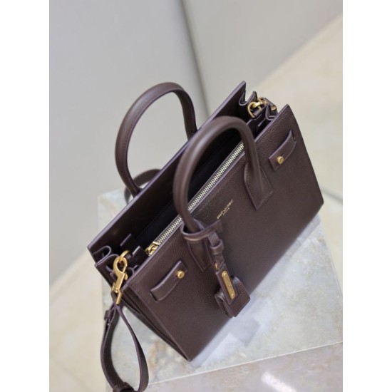 Special Grade Replica YSL Saint Laurent Sac de Jour Small/Medium/Large Tote Bag in Coffee Clone Sale