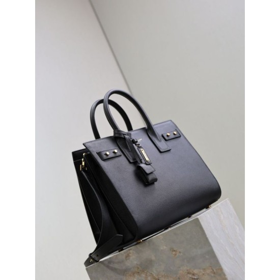 Special Grade Replica YSL Saint Laurent Sac de Jour Small/Medium/Large Tote Bag in Black with Gold Hardware Clone Sale