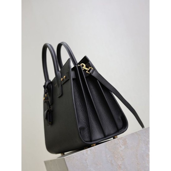 Special Grade Replica YSL Saint Laurent Sac de Jour Small/Medium/Large Tote Bag in Black with Gold Hardware Clone Sale