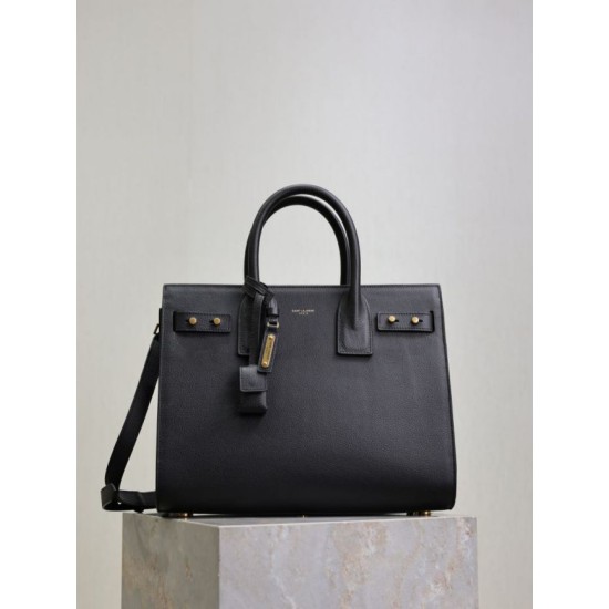 Special Grade Replica YSL Saint Laurent Sac de Jour Small/Medium/Large Tote Bag in Black with Gold Hardware Clone Sale