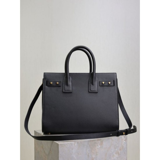 Special Grade Replica YSL Saint Laurent Sac de Jour Small/Medium/Large Tote Bag in Black with Gold Hardware Clone Sale