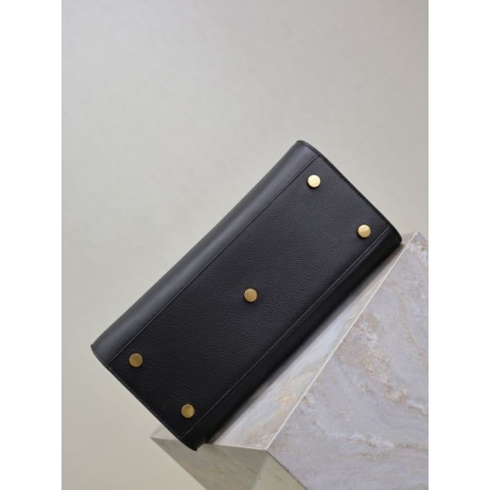 Special Grade Replica YSL Saint Laurent Sac de Jour Small/Medium/Large Tote Bag in Black with Gold Hardware Clone Sale
