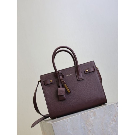Special Grade Replica YSL Saint Laurent Sac de Jour Small/Medium/Large Tote Bag in Burgundy Clone Sale