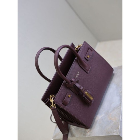 Special Grade Replica YSL Saint Laurent Sac de Jour Small/Medium/Large Tote Bag in Burgundy Clone Sale