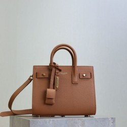 Special Grade Replica YSL Saint Laurent Sac de Jour Small/Medium/Large Tote Bag in Brown Clone Sale