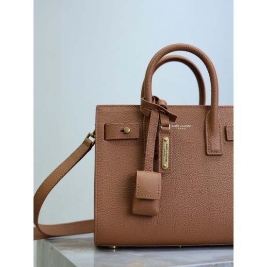 Special Grade Replica YSL Saint Laurent Sac de Jour Small/Medium/Large Tote Bag in Brown Clone Sale