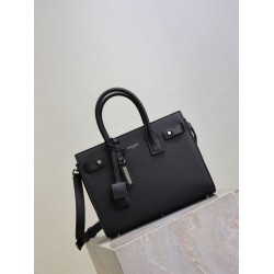 Special Grade Replica YSL Saint Laurent Sac de Jour Small/Medium/Large Tote Bag in Black with Silver Hardware Clone Sale