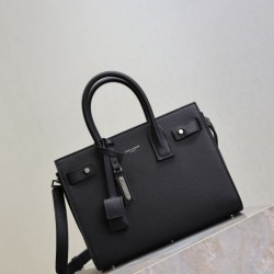 Best Replica YSL Saint Laurent Sac de Jour Small/Medium/Large Tote Bag in Black with Silver Hardware Fake At Cheap Price Special Grade Replica YSL Saint Laurent Sac de Jour Small/Medium/Large Tote Bag in Black with Silver Hardware Clone Sale
