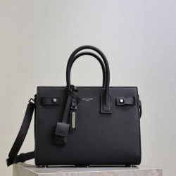 Special Grade Replica YSL Saint Laurent Sac de Jour Small/Medium/Large Tote Bag in Black with Silver Hardware Clone Sale