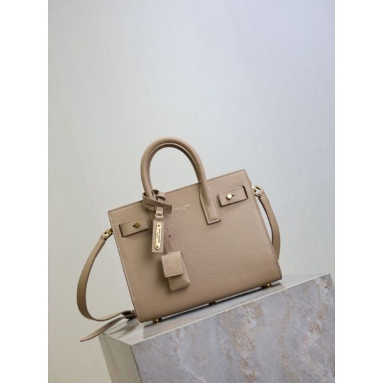 Special Grade Replica YSL Saint Laurent Sac de Jour Small/Medium/Large Tote Bag in Apricot Clone Sale