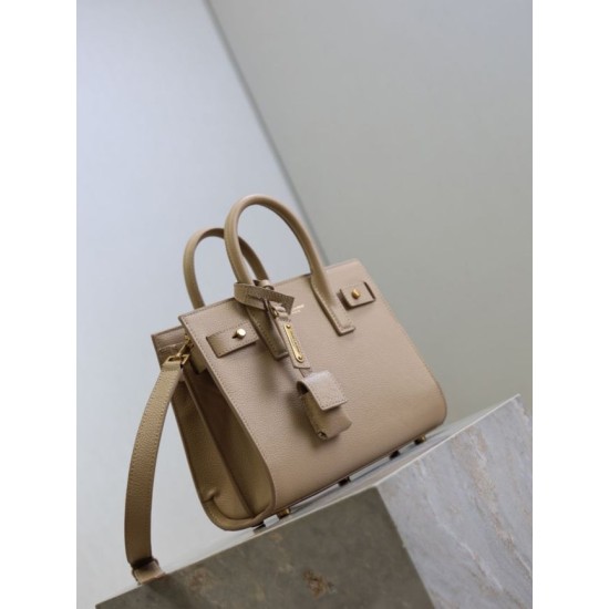 Special Grade Replica YSL Saint Laurent Sac de Jour Small/Medium/Large Tote Bag in Apricot Clone Sale