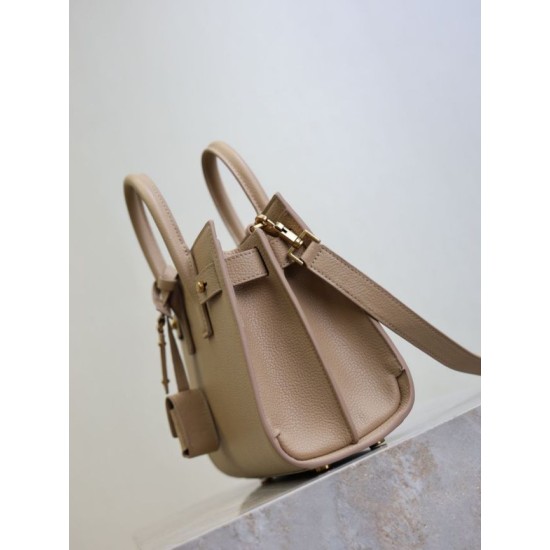Special Grade Replica YSL Saint Laurent Sac de Jour Small/Medium/Large Tote Bag in Apricot Clone Sale