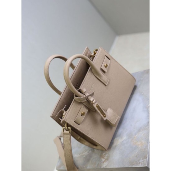 Special Grade Replica YSL Saint Laurent Sac de Jour Small/Medium/Large Tote Bag in Apricot Clone Sale