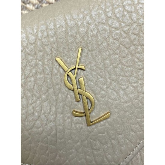 Special Grade Replica YSL Saint Laurent Cassandre Large Clutch Bag in Apricot Clone Sale