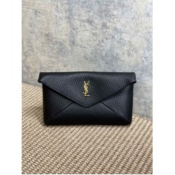 Special Grade Replica YSL Saint Laurent Cassandre Large Clutch Bag in Black Clone Sale