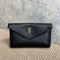 Special Grade Replica YSL Saint Laurent Cassandre Large Clutch Bag in Black Clone Sale