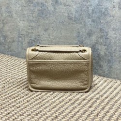 Special Grade Replica YSL Saint Laurent Mini Classic Niki Shoulder Bag 18cm Apricot Clone Sale