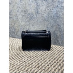 Best Replica YSL Saint Laurent Mini Classic Niki 18cm Crossbody Bag in Black Fake At Cheap Price Special Grade Replica YSL Saint Laurent Mini Classic Niki 18cm Crossbody Bag in Black Clone Sale
