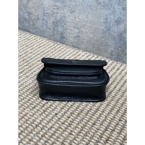 Special Grade Replica YSL Saint Laurent Mini Classic Niki 18cm Crossbody Bag in Black Clone Sale