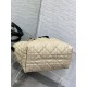 Special Grade Replica Dior Toujours Small/Medium/Large Tote Bag in Macrocannage Calfskin, Powder Beige Clone Sale