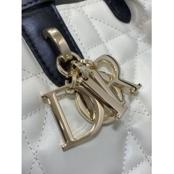 Special Grade Replica Dior Toujours Small/Medium/Large Tote Bags in Macrocannage Calfskin, White Clone Sale