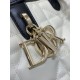 Special Grade Replica Dior Toujours Small/Medium/Large Tote Bags in Macrocannage Calfskin, White Clone Sale