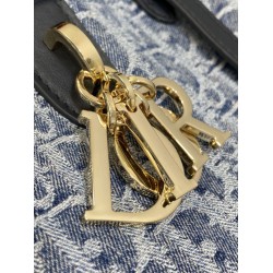 Best Replica Dior Toujours Small/Medium/Large Tote Bag in Denim Blue Fake At Cheap Price Special Grade Replica Dior Toujours Small/Medium/Large Tote Bag in Denim Blue Clone Sale