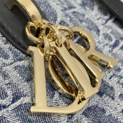 Special Grade Replica Dior Toujours Small/Medium/Large Tote Bag in Denim Blue Clone Sale