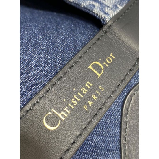 Special Grade Replica Dior Toujours Small/Medium/Large Tote Bag in Denim Blue Clone Sale