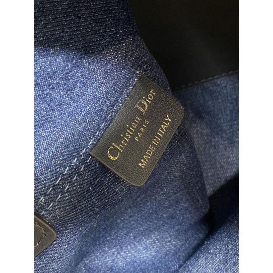 Special Grade Replica Dior Toujours Small/Medium/Large Tote Bag in Denim Blue Clone Sale
