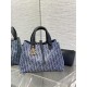 Special Grade Replica Dior Toujours Small/Medium/Large Tote Bag in Denim Blue Clone Sale
