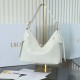 Special Grade Replica Dior Voyage Small/Medium Flat Hobo Bag in Macrocannage White Clone Sale