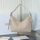Special Grade Replica Dior Voyage Small/Medium Flat Hobo Bag in Macrocannage Apricot Clone Sale