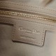 Special Grade Replica Dior Voyage Small/Medium Flat Hobo Bag in Macrocannage Apricot Clone Sale