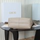 Special Grade Replica Dior Voyage Small/Medium Flat Hobo Bag in Macrocannage Apricot Clone Sale