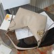 Special Grade Replica Dior Voyage Small/Medium Flat Hobo Bag in Macrocannage Apricot Clone Sale