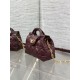 Best Replica Dior Jolie Top Handle Mini Cannage Chain Bag in Burgundy Fake At Cheap Price Special Grade Replica Dior Jolie Top Handle Mini Cannage Chain Bag in Burgundy Clone Sale