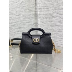 Best Replica Dior Jolie Top Handle Mini Chain Handbag in Black Fake At Cheap Price Special Grade Replica Dior Jolie Top Handle Mini Chain Handbag in Black Clone Sale