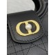 Special Grade Replica Dior Jolie Top Handle Mini Chain Handbag in Black Clone Sale