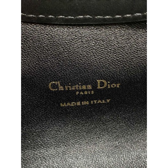 Special Grade Replica Dior Jolie Top Handle Mini Chain Handbag in Black Clone Sale