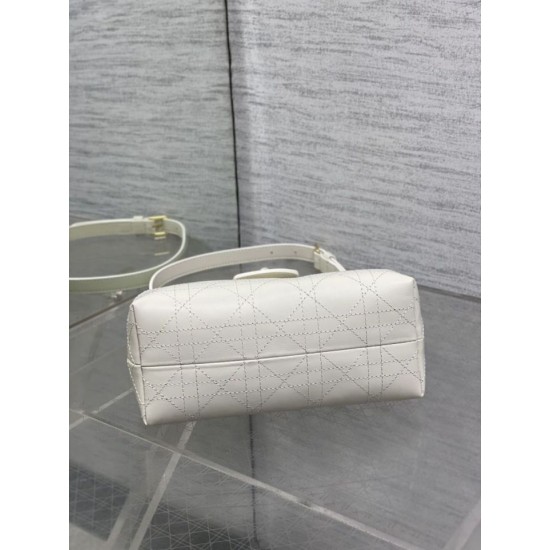 Special Grade Replica Dior Jolie Top Handle Mini Chain Handbag in Beige Clone Sale